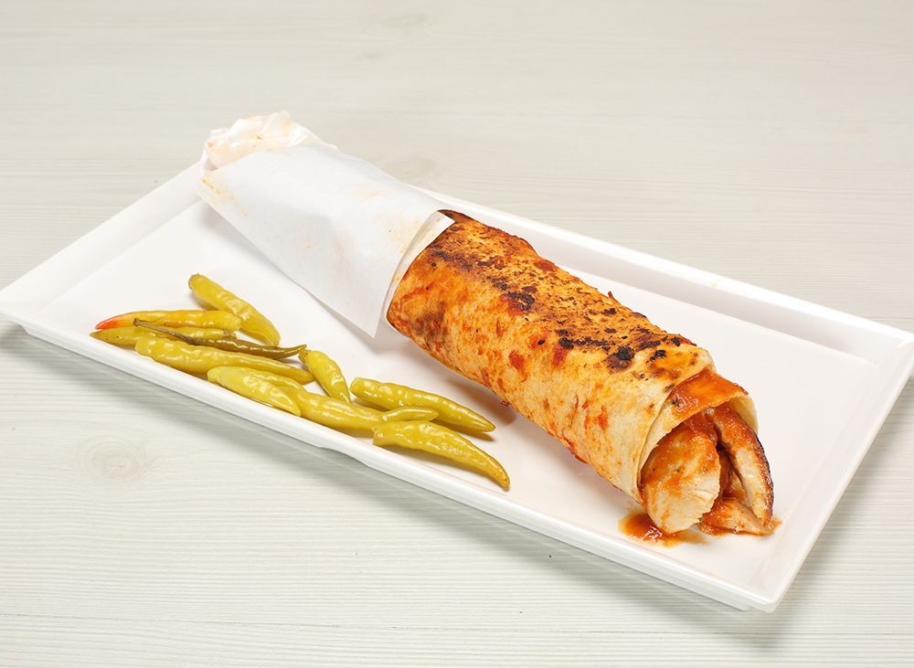 Hatay Usulü Tavuk Döner Dürüm